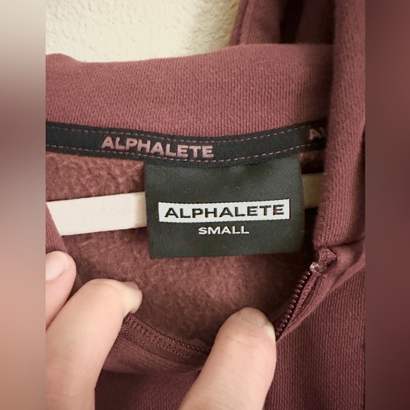 Alphalete Classic Capital Full-Zip Crop Jacket - Autumn - Picture 5 of 6
